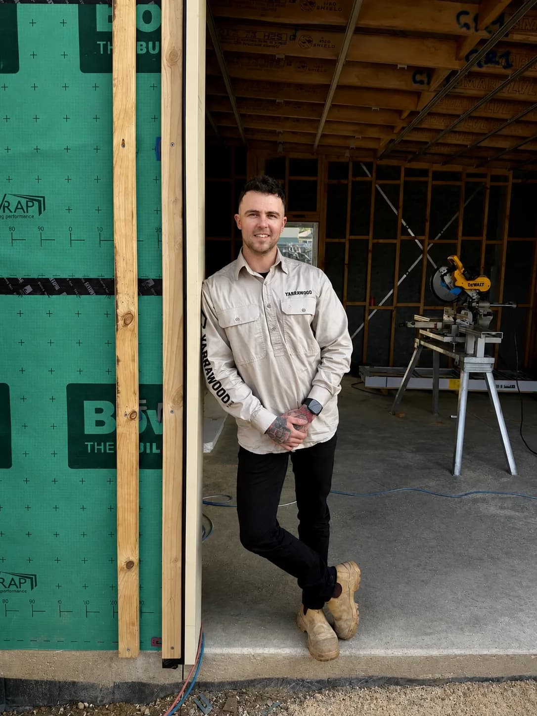 Tim Johnson, founder and licensed builder at Yarrawood